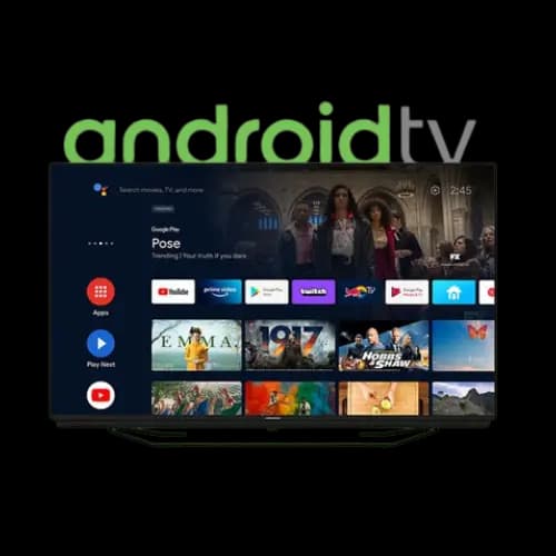Smart TV con Android TV o Google TV
